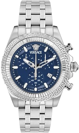 Versace Herren Chronograph Quarz Armbanduhr Fornax