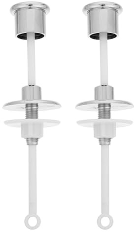 Toddmomy Kit 2 Pezzi Pulsante di Scarico Wc Vintage in Plastica Leva Sostitutiva per Water Tradizionale Controllo Preciso dello Scarico Facile Installazione per Bagno Domestico