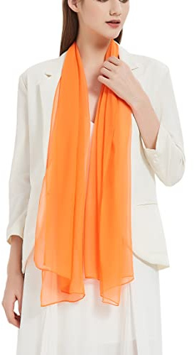 PANTONIGHT Langer Chiffon-Schal für Damen