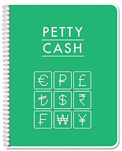 BookFactory Petty Cash Log Book/Petty Cash Record Book/Notebook/Journal - 120 Pages 8.5''x 11'' (Made in USA)