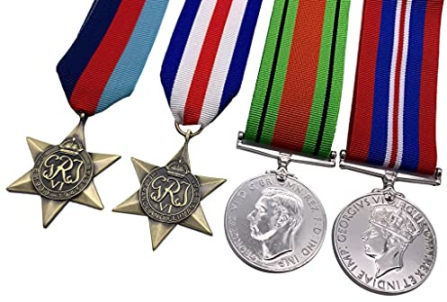 Hornbeam Militaria Replica 1939/45, France and Germany Star, Defence Medal and 1939/45 War Medal