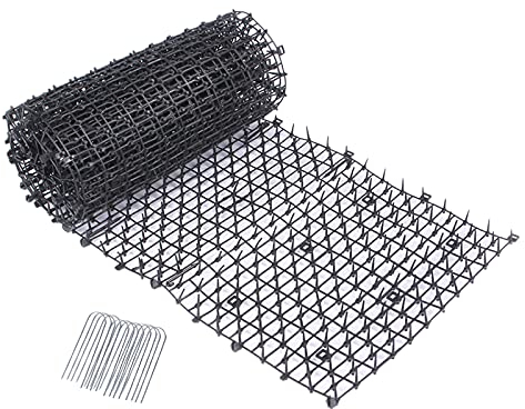 Fenteer Pinchos Antipalomas | Anti-Aves | Antigatos | Anti Intrusión | Repelente de Púas, Espantapájaros, Defensa contra Gatos para Proteger Plantas de Jardín - 4m