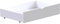 Junior Vida Libra Under-bed Drawer Storage Solid Pine Set of 2 Drawers Children Kids (White)
