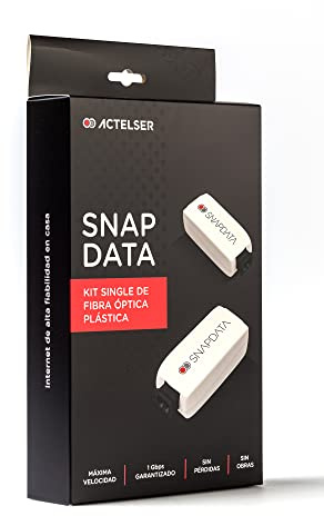 ACTELSER KIT Single Snap Data de Fibra Optica Plastica(30 Metros)