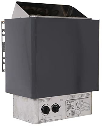 Anjur 3-6KW Electric Sauna Heater 220V Dry Steam Sauna Stove with Internal Controller and Timer for Home Hotel Sauna Room Spa Bathroom