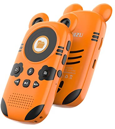 New RUIZU X30 X31 Lecteur MP3 Bluetooth 1,5 Pouces 16 G/32 G Mini Mignon pour Enfants Support Carte TF, Radio FM, Enregistrement, Horloge d'alarme (X31 16G) (X31 16G)
