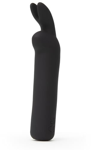 Lovehoney Happy Rabbit Bullet Vibrator for Women | Silicone Mini Vibrator Bullet Adult Sex Toy | 12 Powerful Vibration Modes | Rechargeable Clit Stimulator | Couples Sex Toys Massage Tool | Black