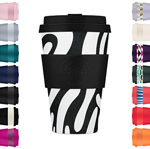 Ecoffee Cup 400ml (14oz) Gobelet Réutilisable – À Base de Plantes, Sans BPA, Léger, Compatible Lave-Vaisselle & Micro-ondes – Manasa's Run