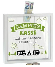 GILDE Spardose Camping Kasse 44091