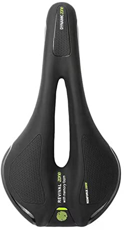 Glomora Selle de Vélo, Selle Velo Extra Large en Mousse à Mémoire et Ergonomique, Ergonomique, imperméable, Respirante et amortissante, adaptée aux VTT, vélos de Route, Unisexe