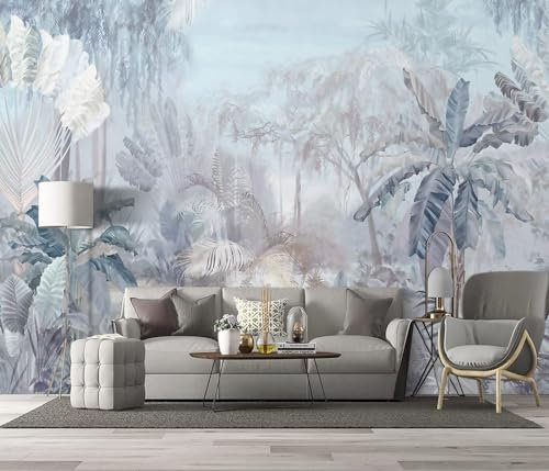 Naturempress Carta Da Parati Moderna Giungla Acquerellata Fotomurali Moda Decorazione da Muro XXL Poster Gigante Design Carta per pareti