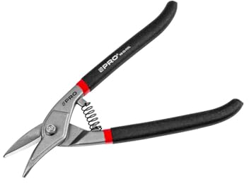 PRO Pelikan Blechschere Schere 225 mm Stahl Metallschere DIY Profi Trockenbau Werkzeug zum Schneiden von Blech