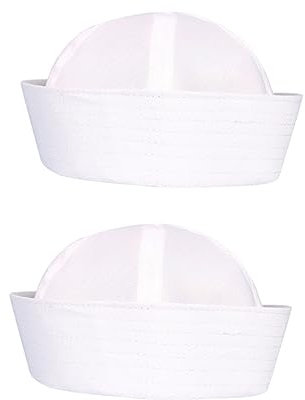 VALICLUD Matrosenhut Erwachsene Leichtes Kostüm Accessoire Für Karneval Maskenball Themenpartys