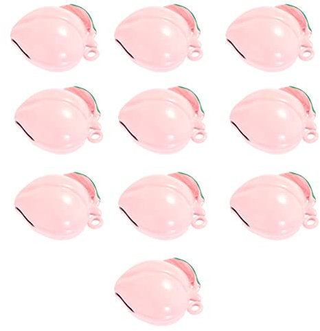 Amosfun 4 Set Taoling Yushou Fai Da Te Diademi Decorazione Dell'autoadesivo Della Finestra Filo Pendenti Campanellini Accessorio Artigianale Delicate Campanelle Ottone Rosa 10 Pezzi * 4