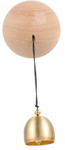 Homoyoyo Türöffnungsklingel Aus Holz Zum Aufhängen Mit Klarem Klang Für Geschäft Zuhause Garten Terrasse Flur Eingang Dekorative Türklingel Windspielglocke Installieren