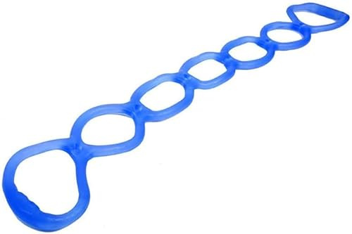 Fasce di resistenza regolabili con 7 anelli per allenamento della parte superiore del corpo, per allenamento a casa, camminata, allenamento, programma fitness, fascia elastica per recupero, 83 x 8,3