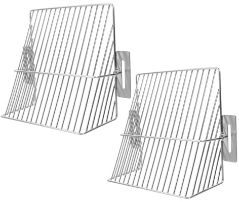 SHINEOFI Rejilla de Drenaje de Acero Inoxidable Resistente Corrosión y Óxido para Garaje y Exterior, 2 Piezas Filtro Protector para Canalones y Desagües