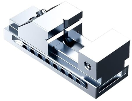 Lathe Vice 1.5/2 Inches Tool Steel Vise Bench Clamp for Milling Bench Drill Press Stand Lathe Mini Tools EDM Surface Grinder(QKG50-2 inch)