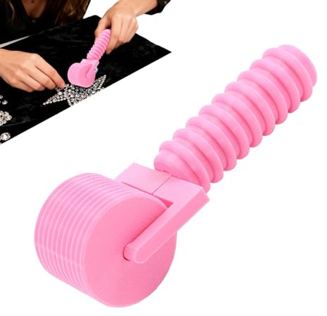 Rouleau de peinture diamant - Rouleau à sertir pour pressage doux, bricolage, pratique, rouleau pour strass art | pour broderie perles d'argile, graphisme d'impression, vêtements débutants