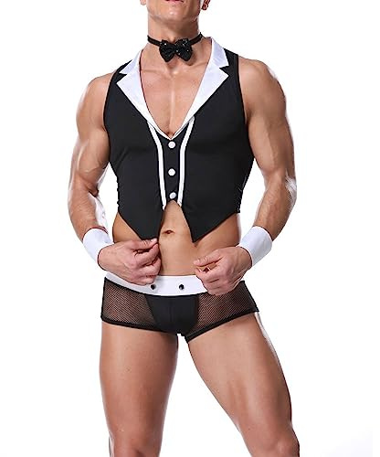 Generiska män underkläder fluga trosor män låg midja underkläder premium komfort stretch jockstrap, svart, one size