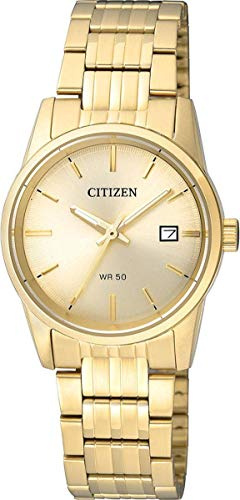CITIZEN Quartz klocka damklocka EU6002-51P, Guld, Armband