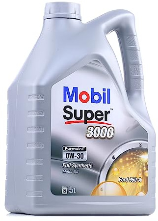 MOBIL Motoröl 0W-30 3000 Motor Öl ACEA C2 Formula F 5L Kompatibel mit FORD Fiesta Mk6 Schrägheck JA8, JR8 FOCUS III Turnier Kuga Mk2 DM2 Mondeo V Kombi CF FOCUS III