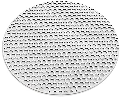 ZYNCUE Rundes Grillrost-Netz, Edelstahl-Grillmatte, Backrost, Gitterrost, für Outdoor, Garten, Camping, Reisen, Wandern, 30 cm