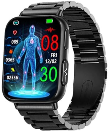 Kardena Care Plus 2 - Gesundheitsuhr Damen und Herren - IP68 - Wasserfest - Fitnessuhr mit Schrittzähler, Pulsmesser und mehr