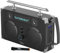 Bumpboxx Bluetooth Boombox Ultra Plus | Retro Boombox with Bluetooth Speaker | Includes Rechargeable Lithium Battery, Carrying Strap & Mic | Easy to Carry | Black