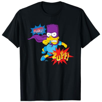 The Simpsons Bart Simpson Bartman Super Hero Sound Effects Camiseta
