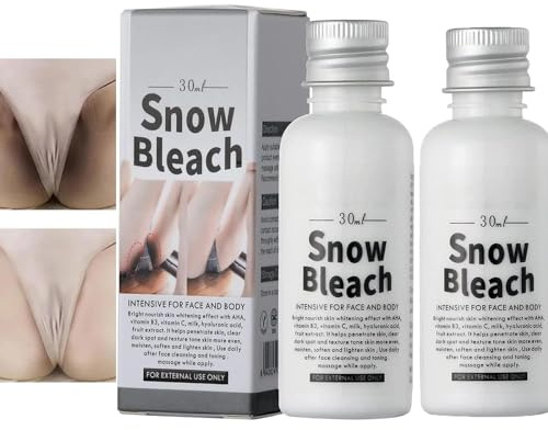 2Stück Bleichcreme Für Den Intimbereich,Bleaching Creme Intim Zur Aufhellung Dunkler Haut,Dark Spot Corrector,Hautaufhellungscreme Für AchselhöHlen,Nacken,Knie,Bikinizone,Intimbereich Aufhellen (2PC)