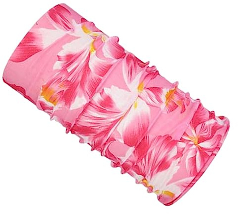 budiniao Cache-cou cagoule couverture Tube Bandanas foulards bouche enveloppes impression cadeaux hommes femme sport équitation randonnée pêche, fleur rose
