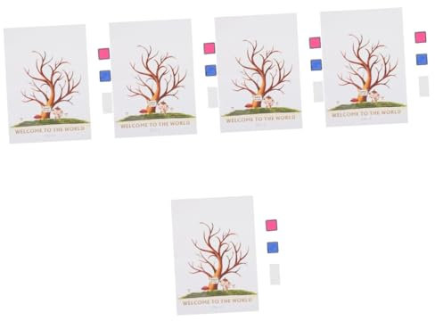 DIYEAH 5sets Poster per del Ospiti per Shower e Memorabile per e Celebrazioni