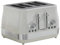 Daewoo Denver 4 Slice Toaster – Buttermilk Cream, Retro Vintage Design, Wide Slots, Defrost, Reheat, Cancel Functions, Browning Control, Removable Crumb Trays – Ideal for Family Kitchens