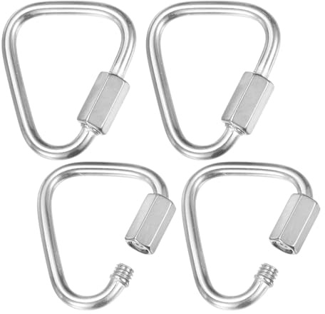 M METERXITY Quick Chain Link Connectors, Stainless Steel Locking Repair Chain Links for Swing/Camping/Hiking/Backpack