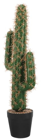 Cactus Ornament Artificiale in Vaso, Pianta Grassa Plastica Realistica | Piante Grasse Finte da Interno, Facile da Usare e Manutenzione Ridotta, Ufficio e Balcone