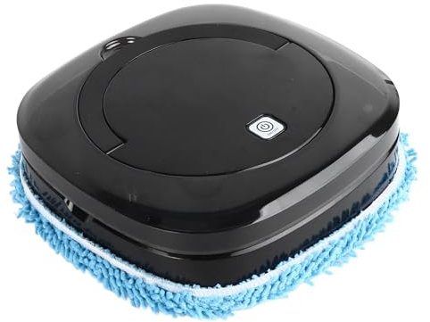 Luqeeg Máquina de Trapeación Automática, Robot de Trapeador Delgado y Ruido para el Cabello de Las Mascotas de Piso Duro, Limpia el Polvo sin Esfuerzo, Navega Fácilmente Debajo de los