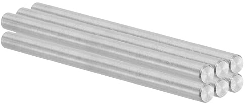 PATIKIL Perno De Espiga De Acero Inox 6 Mm X 100 Mm, 6 Pcs Pernos De Estante De Acero Inox 304 Soporte De Varilla Elementos De Sujeción Metálicos Para Reparación Y Estantes,, Plata