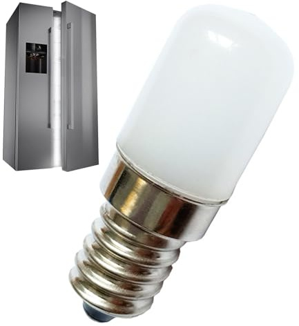 Generisch E14 lange -Glühbirne, 1,88 * 0,7 Zoll lange -Kühlschranklampe | E14 -Kühlschrank -Glühbirne 6000k Tageslicht weiße 110 -V -Lampe für Gefrierofen Mikrowellenbeleuchtung, Hausbeleuchtung