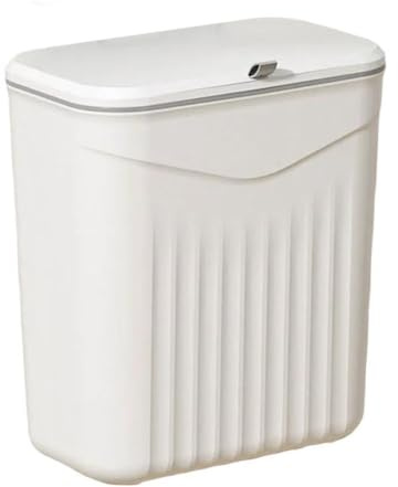 2,4 gallon hängande kompostbehållare med lock för perfekt för inomhus och kök med kompakt och 2,4 tillverkad av plaströr som håller underhållet enkelt
