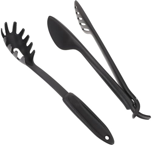 OHPHCALL Pinzas para Espaguetis Reutilizables de Nailon 2 Piezas, Utensilios Ergonómicos para Servir Pasta y Alimentos, Aptas para Cocina, Barbacoas y Uso Diario Hogar