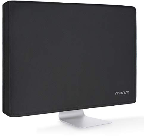 MOSISO Monitor Dust Cover 22, 23, 24, 25 inch Anti-Static Dustproof LCD/LED/HD Panel Case Computer Screen Protective Sleeve Compatible with iMac 24, 22-25 inch PC, Desktop and TV, Black