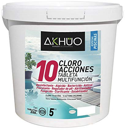 alfa dyser Cloro 10 ACCIONES Tableta 200G 5KG AKHUO