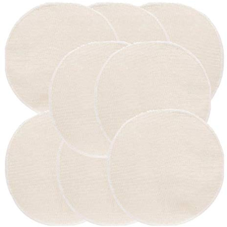 UPKOCH Lot de 10 tapis de cuisson à la vapeur en coton - Ronds - 32 cm - Réutilisables