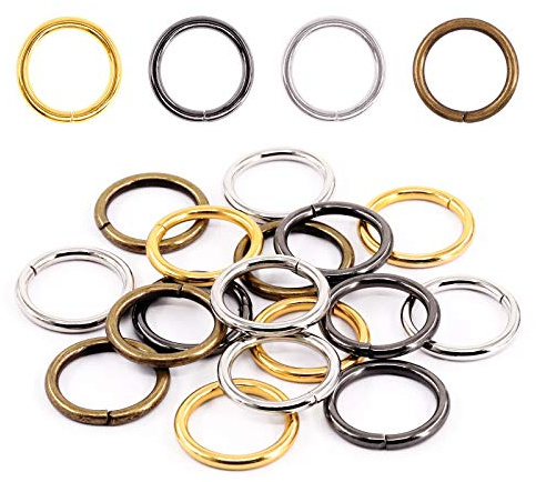 Swpeet 60 Stück robuste Gurtbänder aus Metall, 25 mm