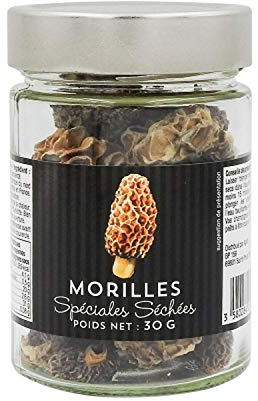 Morilles spéciales séchées sauvages bocal 30g