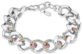 LOTUS STYLE Pulsera Acero Inoxidable Mujer LS2252-2/2 - Sofisticado Brazalete con Pulido y Acabado Refinado - Special Prices 21,3 cm - Regalo de Cumpleaños - Aniversario - Ocasiones Especiales