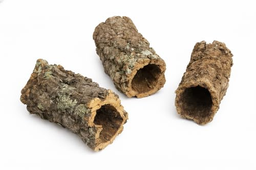 Korronor, 3 stycken 15–20 cm | naturkork, korkbark för terrariumdekoration
