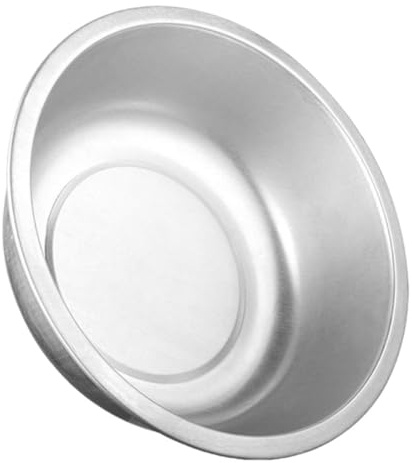 Hemobllo Large Round Aluminum Cooking Pot and Vegetable Washing Bowl, Thickened Multifunctional Kitchen Basin for Washing Fruit and Rice, Convenient to Use 22cm Diameter