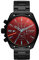 Diesel Herren Chronograph Quarz Uhr mit Edelstahl Armband DZ4489